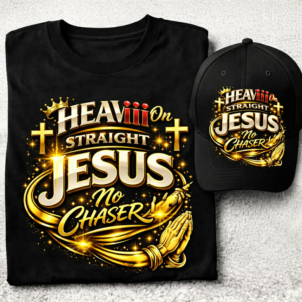 HEAViii on straight Jesus T-shirt