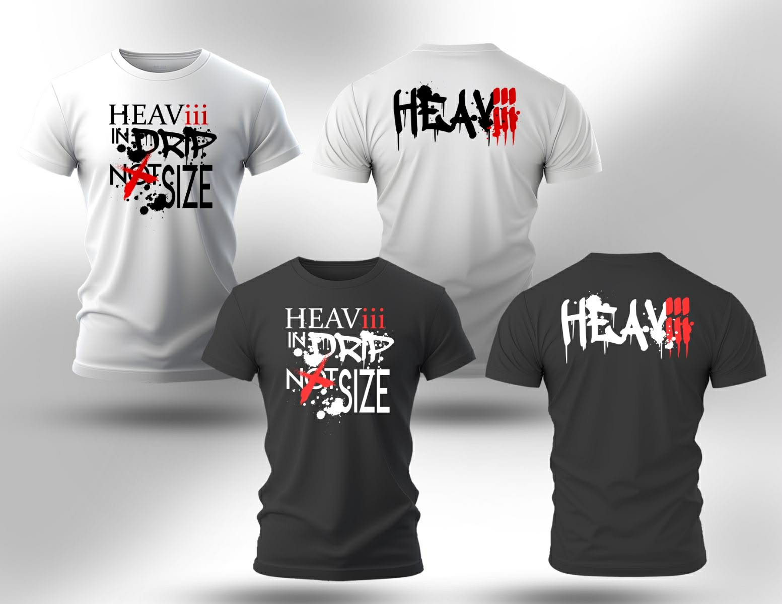 HEAViii by Design with Red T-shirt